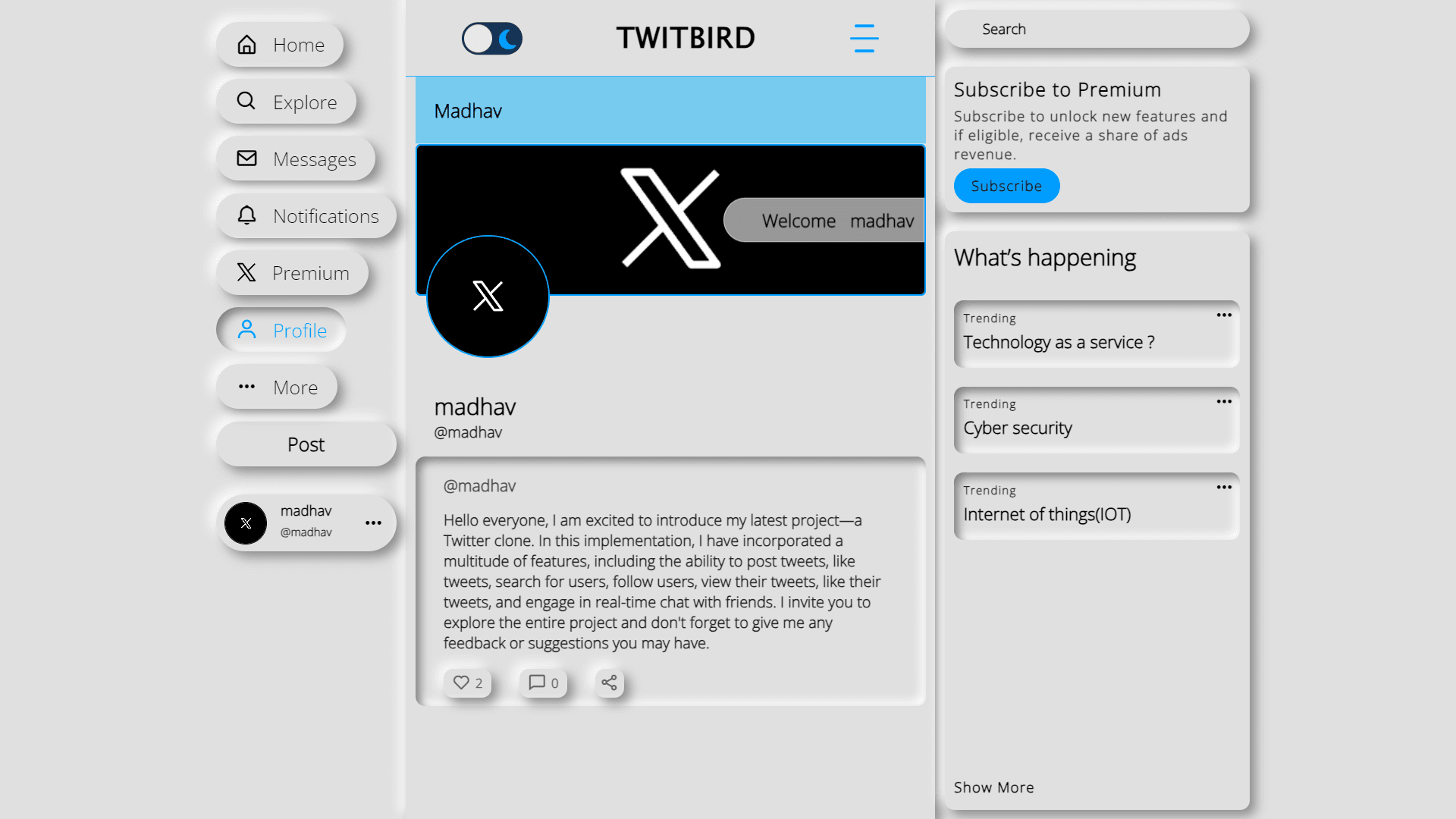 TwitBird's Image